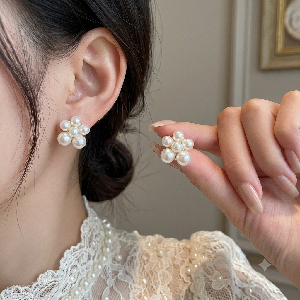 Nui Floral Studs Earrings